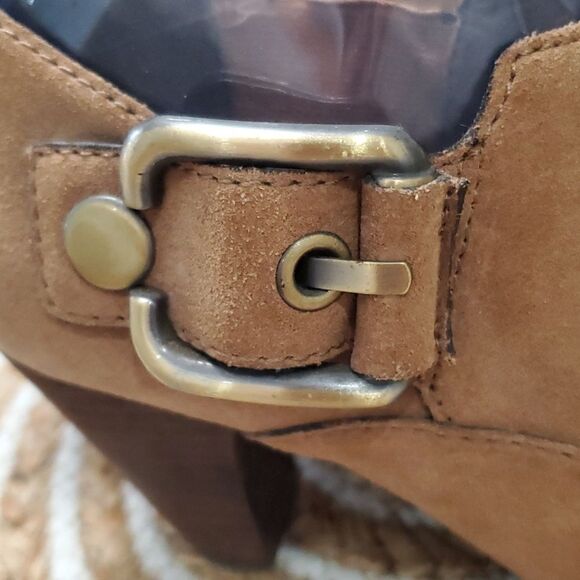 Madison, Women’s Leather, Billy Style Tan Ankle booties, size 8 - Picture 8 of 11